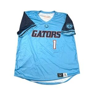 Gators Baseball Academy Evoshield Light Blue Jersey Number 1 New W/O Tags XL